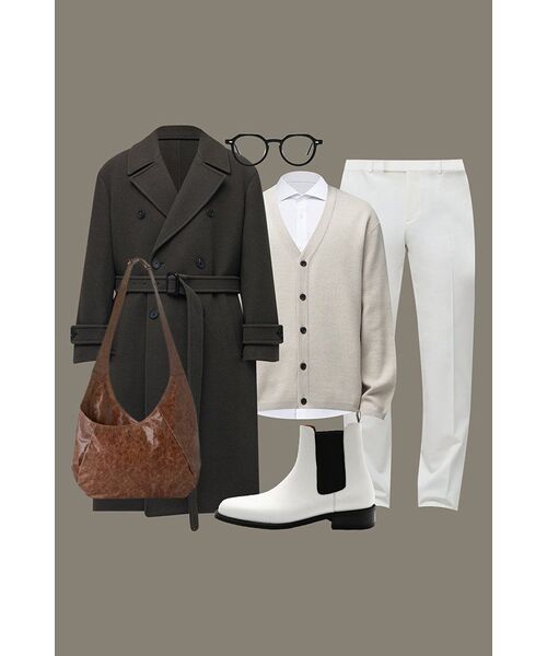 MUSINSA STANDARD(ムシンサスタンダード)の「ミニマルカーディガン【オートミール】(カーディガン/ボレロ・メンズ・その他・X-LARGE/XX-LARGE/SMALL/MEDIUM/LARGE)」の18枚目の写真