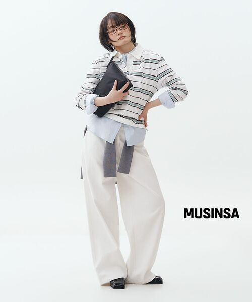 MUSINSA STANDARD WOMAN（ムシンサスタンダードウーマン）の「レディース特大ブレザー[ミディアムグレー]（テーラードジャケット・レディース・その他・SMALL/MEDIUM/LARGE/X-LARGE/X-SMALL）」の6枚目の写真