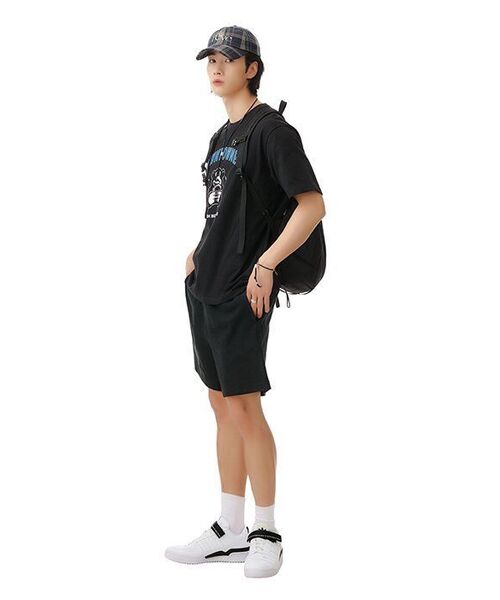 MUSINSA STANDARD（ムシンサスタンダード）の「ボクサーフィットスウェットショーツ[ブラック]（その他パンツ・メンズ・その他・SMALL/MEDIUM/LARGE/X-LARGE/XX-LARGE/XXX-LARGE）」の13枚目の写真