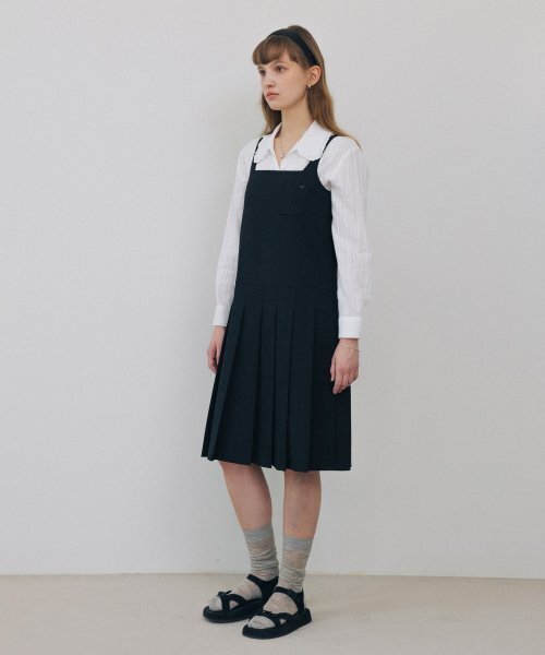 TTUDEMENT（トュードメント）の「PLEATED LONG DRESS BLACK（ワンピース・レディース・その他・FREE）」の7枚目の写真