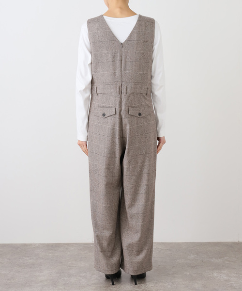 IENA（イエナ）の「ソフトチェック サロペット（サロペット/オーバーオール・レディース・ブラウン・36/38）」の17枚目の写真