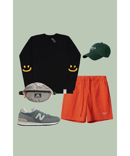 GRAVER（グレーバー）の「[ユニセックス]エルボードローイングスマイルロングスリーブ_ブラック（Tシャツ/カットソー・レディース・ブラック・LARGE/MEDIUM）」の3枚目の写真