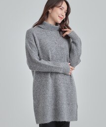 SHOO・LA・RUE | 【洗濯機可/S-LL】女性らしい美シルエット ニットチュニックワンピース【CIRCRIC】(ニット/セーター)