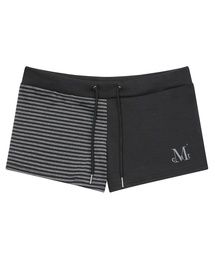 ニプスセットアップストライプ配色ショートパンツ