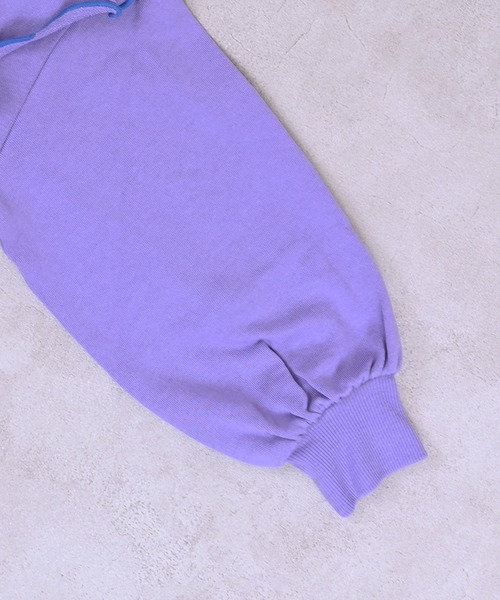 Life Support Products（ライフサポートプロダクツ）の「ウラケボリュームフリルスウット（スウェット・キッズ・オフホワイト/チャコール/ラベンダー/ブルー・150/140/130/120/110/100/95/90/80）」の16枚目の写真