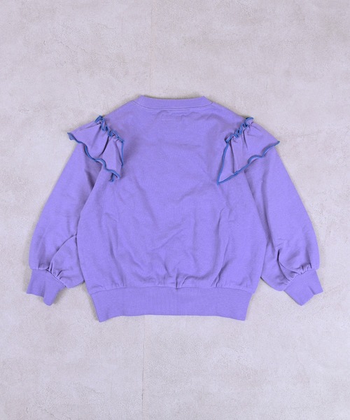 Life Support Products（ライフサポートプロダクツ）の「ウラケボリュームフリルスウット（スウェット・キッズ・オフホワイト/チャコール/ラベンダー/ブルー・150/140/130/120/110/100/95/90/80）」の20枚目の写真