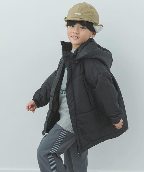 URBAN RESEARCH DOORS(アーバンリサーチドアーズ)の「『洗濯可/撥水』THERMO ARENA中綿コート(KIDS)(その他アウター・キッズ・ブラック/ブルー・105/120/135)」の2枚目の写真