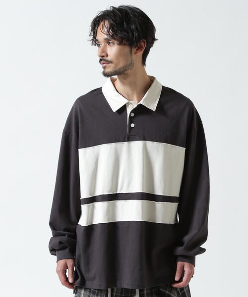 FR(13)NDS(フレンズ)の「FR(13)NDS/フレンズ/POLO PULLOVER(ポロシャツ・メンズ・ネイビー・F)」の1枚目の写真