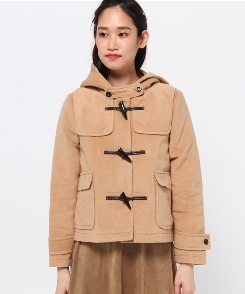 OUTLET(アウトレット)の「【Ciaopanic】メルトンショートダッフルコート(ダッフルコート・レディース・レッド/モカ/ネイビー・FREE)」の12枚目の写真