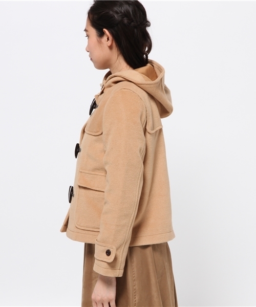 OUTLET(アウトレット)の「【Ciaopanic】メルトンショートダッフルコート(ダッフルコート・レディース・レッド/モカ/ネイビー・FREE)」の6枚目の写真