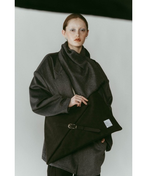 Knuth Marf（クヌースマーフ）の「origami bag（ショルダーバッグ・レディース・ブラウン/ブラック・ONE SIZE）」の5枚目の写真