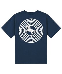 KTN0038 サークルミロ 半袖Tシャツ - ネイビー