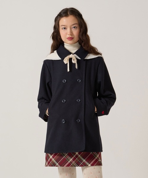 TINA：JOJUN（ティーナジョジュン）の「マルチ ニット スカーフ TINA：JOJUN（バンダナ/スカーフ・レディース・アイボリー/ネイビー・F）」の20枚目の写真