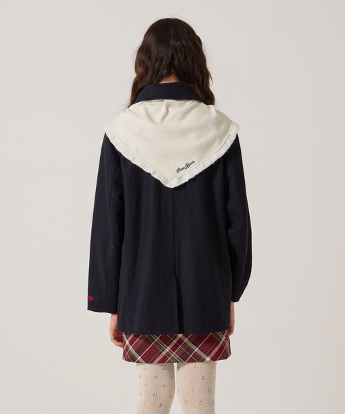 TINA：JOJUN（ティーナジョジュン）の「マルチ ニット スカーフ TINA：JOJUN（バンダナ/スカーフ・レディース・アイボリー/ネイビー・F）」の19枚目の写真