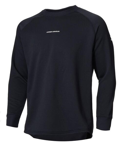 UNDER ARMOUR(アンダーアーマー)の「UAロングショット スウェット クルー(バスケットボール/メンズ)(スウェット・メンズ・ブラック・XL/L/M/S/2XL)」の1枚目の写真