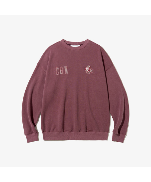 CITYBREEZE(シティブリーズ)の「ピグメントシンボルロゴスウェットシャツ_2COLORS(スウェット・レディース・ブルー/バーガンディー・FREE)」の2枚目の写真