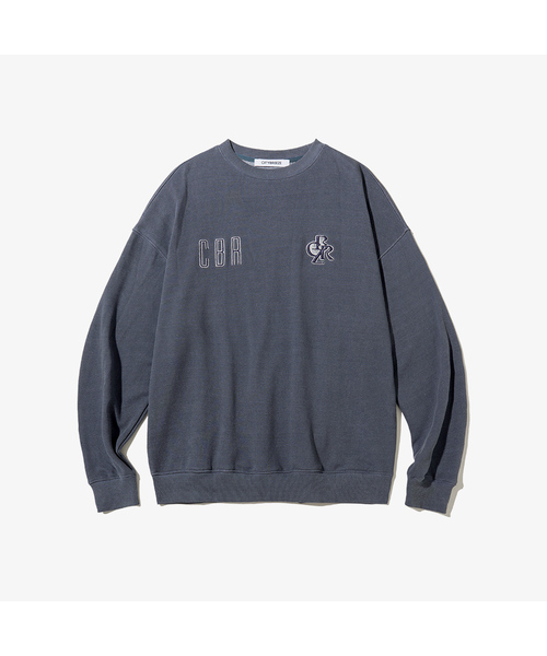 CITYBREEZE(シティブリーズ)の「ピグメントシンボルロゴスウェットシャツ_2COLORS(スウェット・レディース・ブルー/バーガンディー・FREE)」の1枚目の写真