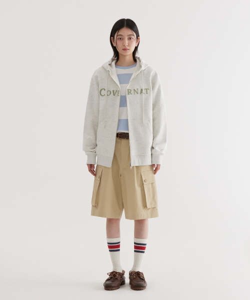 COVERNAT(カバーナット)の「アセンティックロゴフードジップアップオートミール(パーカー・レディース・その他・X-LARGE/XX-LARGE/X-SMALL/SMALL/MEDIUM/LARGE)」の9枚目の写真