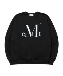 MUCENT | ビッグロゴルーズフィットロングスリーブスウェット（3カラー）(スウェット)