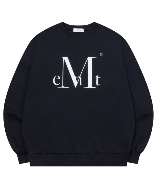 MUCENT（ムセント）の「ビッグロゴルーズフィットロングスリーブスウェット（3カラー）（スウェット・レディース・グレー/ネイビー/ブラック・MEDIUM/LARGE）」の16枚目の写真