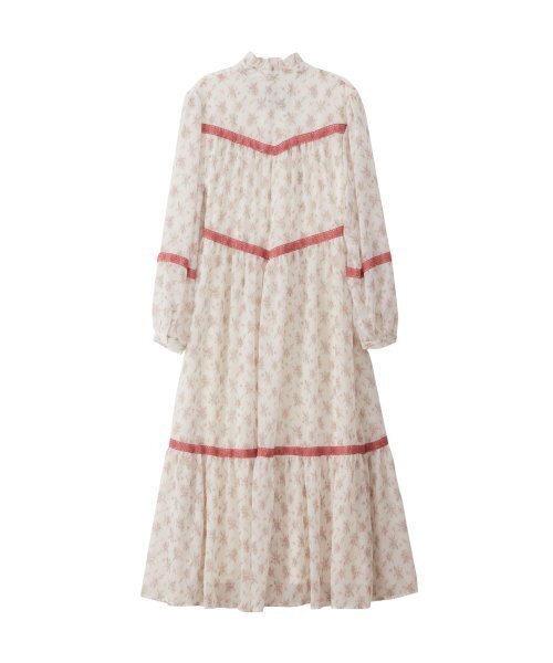 SALON DE YOHN（サロンドヨーン）の「Chiffon Lace Long Dress_ Ivory（ワンピース・レディース・その他・MEDIUM/SMALL）」の5枚目の写真
