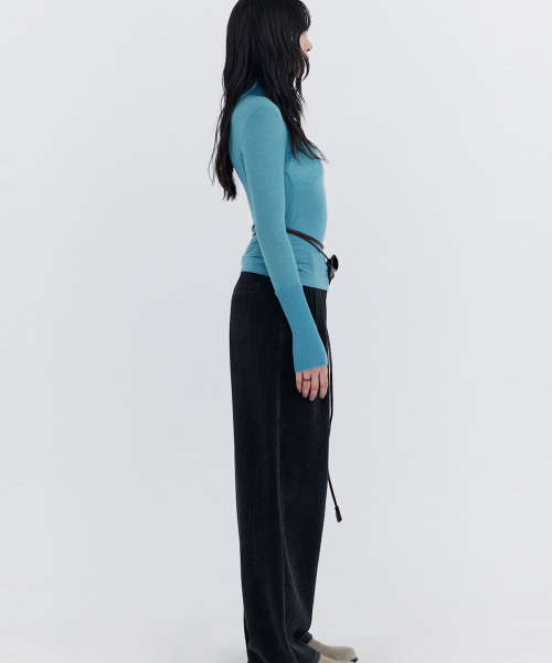 WNDERKAMMER(ブンダーカンマー)の「コーデュロイワイドパンツ_チャコール(その他パンツ・レディース・その他・X-SMALL/SMALL/MEDIUM)」の3枚目の写真