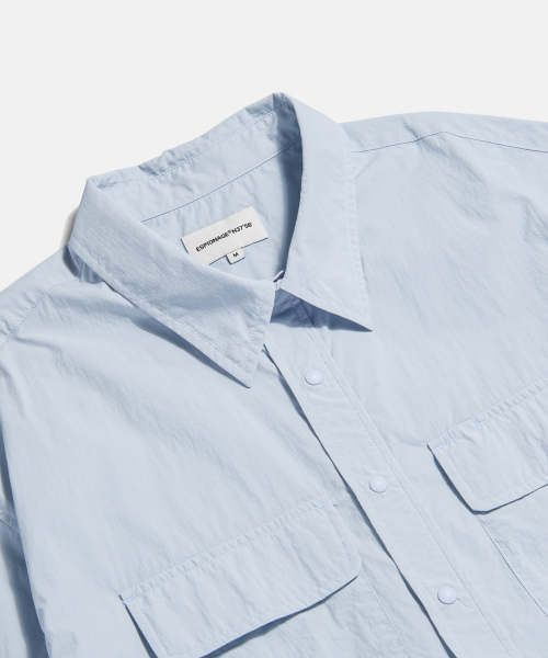 ESPIONAGE（エスピオナジ）の「Utility Over Shirt Light Blue（シャツ/ブラウス・レディース・その他・LARGE/X-LARGE/MEDIUM）」の10枚目の写真