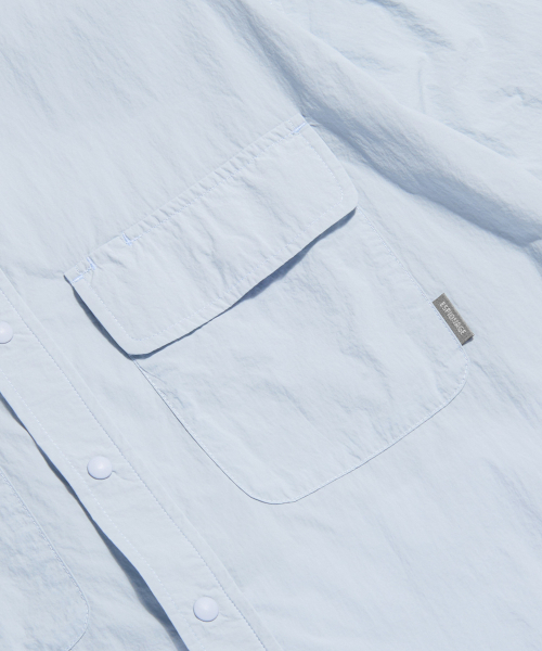 ESPIONAGE（エスピオナジ）の「Utility Over Shirt Light Blue（シャツ/ブラウス・レディース・その他・LARGE/X-LARGE/MEDIUM）」の13枚目の写真