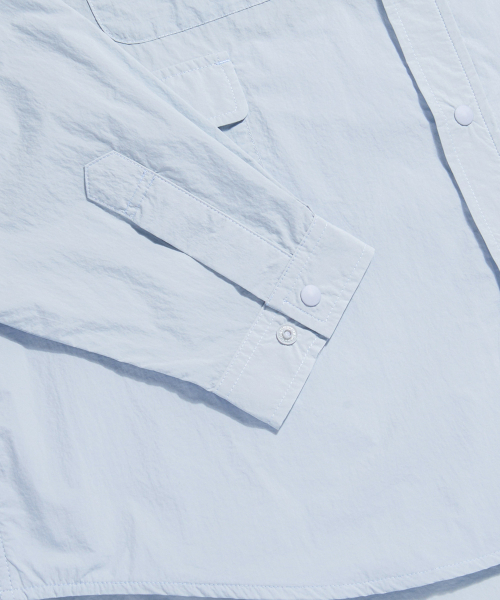 ESPIONAGE（エスピオナジ）の「Utility Over Shirt Light Blue（シャツ/ブラウス・レディース・その他・LARGE/X-LARGE/MEDIUM）」の4枚目の写真