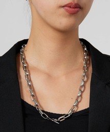 blatto（ブラット）の「blatto/ブラット ボリュームチェーン トグル式 ネックレス（ネックレス）」