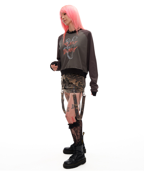 youthbath（ユースバース）の「PUNKY BUNNY SWEATSHIRT_CHARCOAL（スウェット・レディース・その他・SMALL/MEDIUM）」の5枚目の写真