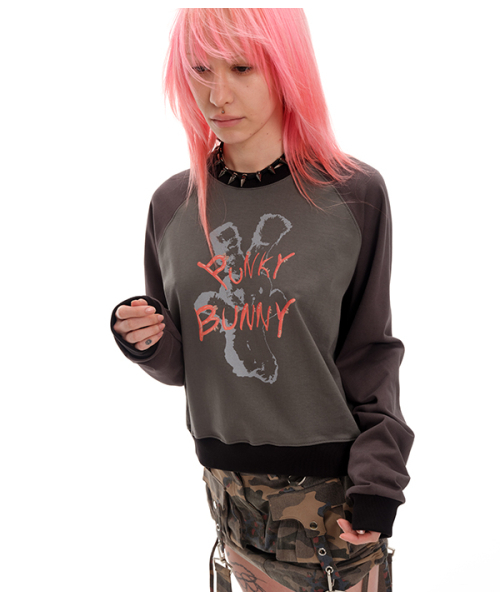 youthbath（ユースバース）の「PUNKY BUNNY SWEATSHIRT_CHARCOAL（スウェット・レディース・その他・SMALL/MEDIUM）」の8枚目の写真