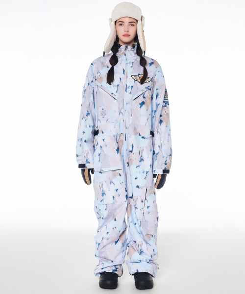 DOLL OUTERWEAR(ドラ アウターウェア)の「2425 ボルカン ボードウェア ワーク ジャンプスーツ カモプリント 男女共用(つなぎ/オールインワン・レディース・その他・SMALL/MEDIUM/LARGE/X-LARGE/X-SMALL)」の4枚目の写真