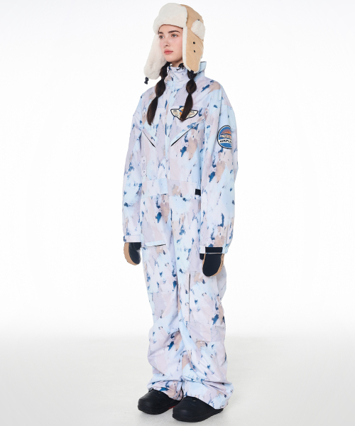 DOLL OUTERWEAR(ドラ アウターウェア)の「2425 ボルカン ボードウェア ワーク ジャンプスーツ カモプリント 男女共用(つなぎ/オールインワン・レディース・その他・SMALL/MEDIUM/LARGE/X-LARGE/X-SMALL)」の5枚目の写真