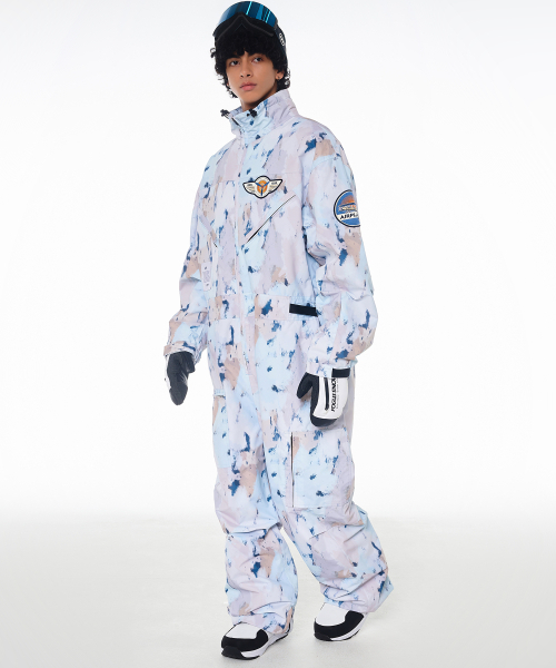 DOLL OUTERWEAR(ドラ アウターウェア)の「2425 ボルカン ボードウェア ワーク ジャンプスーツ カモプリント 男女共用(つなぎ/オールインワン・レディース・その他・SMALL/MEDIUM/LARGE/X-LARGE/X-SMALL)」の10枚目の写真
