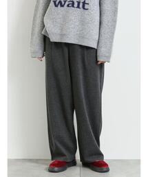起毛カットツイルパンツ