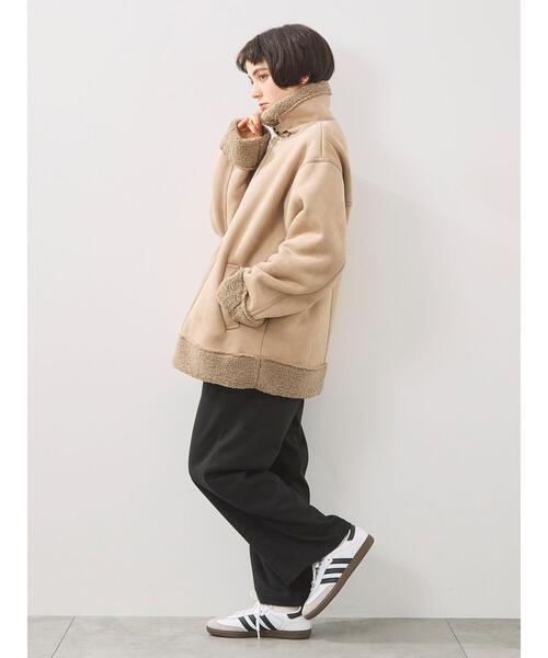 SM2(エスエムツー)の「起毛カットツイルパンツ(その他パンツ・レディース・ブラウン/ブラック/グレー/チャコールグレー・F)」の2枚目の写真