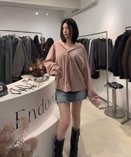 ENDOOR(エンドア)の「Corduroy stripe shirt (pink stripe)(シャツ/ブラウス・メンズ・その他・1/2)」の7枚目の写真
