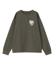 ZUCCa（ズッカ）の「HEART EMBROIDERY L/S T / カットソー（Tシャツ/カットソー）」