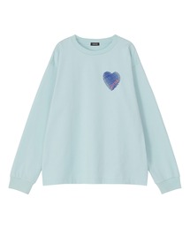 ZUCCa（ズッカ）の「HEART EMBROIDERY L/S T / カットソー（Tシャツ/カットソー）」