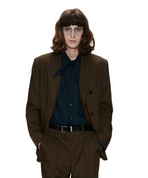 THE BALLON（ザバロン）の「REFINED DOUBLE JACKET - BROWN（テーラードジャケット）」