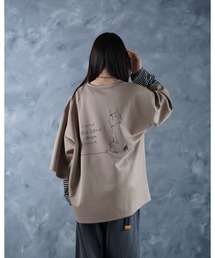 NOIZY（ノイジー）の「NOIZY Graphic Tee / GAME MENU / CONTINUE / ワンポイント / LOADING / BOX LOGO / 猫 ワンポイント バックプリント 半袖  プリント Tシャツ（Tシャツ/カットソー）」