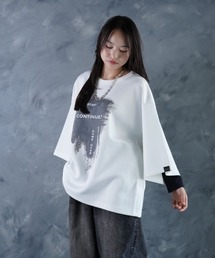 NOIZY（ノイジー）の「NOIZY Graphic Tee / GAME MENU / CONTINUE / ワンポイント / LOADING / BOX LOGO / 猫 ワンポイント バックプリント 半袖  プリント Tシャツ（Tシャツ/カットソー）」