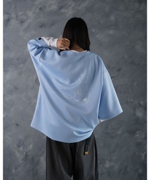 NOIZY（ノイジー）の「NOIZY Graphic Tee / GAME MENU / CONTINUE / ワンポイント / LOADING / BOX LOGO / 猫 ワンポイント バックプリント 半袖  プリント Tシャツ（Tシャツ/カットソー）」