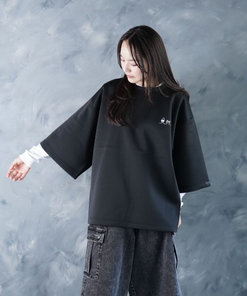 NOIZY（ノイジー）の「NOIZY Graphic Tee / GAME MENU / CONTINUE / ワンポイント / LOADING / BOX LOGO / 猫 ワンポイント バックプリント 半袖  プリント Tシャツ（Tシャツ/カットソー・メンズ・ベージュ/ホワイト系その他3/ホワイト系その他/ホワイト/グレー系その他4/グレー系その他3/グレー系その他2/ブラック系その他2/グレー系その他/サックスブルー/ブラック/ブラック系その他4/ホワイト系その他4/ブラック系その他3/ホワイト系その他2/ブラック系その他・LARGE/MEDIUM）」の9枚目の写真