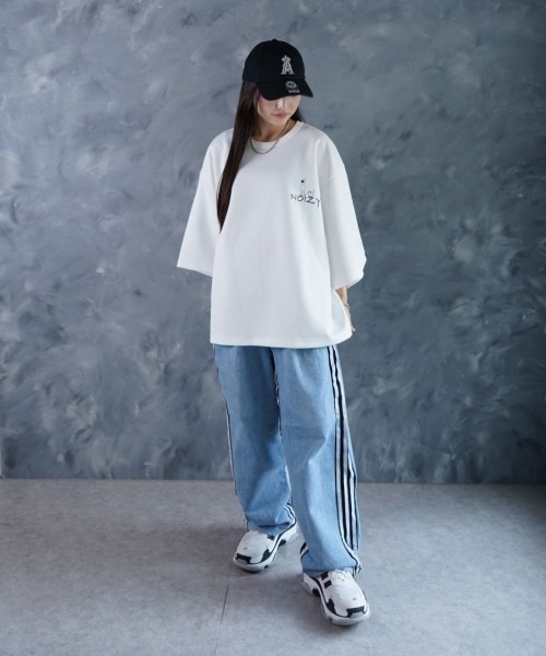 NOIZY（ノイジー）の「NOIZY Graphic Tee / GAME MENU / CONTINUE / ワンポイント / LOADING / BOX LOGO / 猫 ワンポイント バックプリント 半袖  プリント Tシャツ（Tシャツ/カットソー・メンズ・ベージュ/ホワイト系その他3/ホワイト系その他/ホワイト/グレー系その他4/グレー系その他3/グレー系その他2/ブラック系その他2/グレー系その他/サックスブルー/ブラック/ブラック系その他4/ホワイト系その他4/ブラック系その他3/ホワイト系その他2/ブラック系その他・LARGE/MEDIUM）」の20枚目の写真