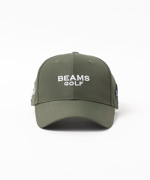 BEAMS GOLF(ビームスゴルフ)の「スフィダンテ タフタキャップ(キャップ・メンズ・ホワイト/ネイビー/オリーブ・ONE SIZE)」の5枚目の写真