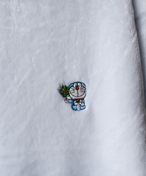 TETERA（テテラ）の「【LW】【it】【TETERA×ドラえもん】Re ROOMROBE / 外気浴専用 ファーローブ（ガウン/バスローブ・レディース・ベージュ/ネイビー/グレー/サックスブルー・FREE）」の19枚目の写真