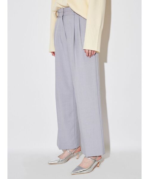 ELENDEEK（エレンディーク）の「ラインベルトワイドパンツ（その他パンツ・レディース・グレー/ブラック・01/02）」の14枚目の写真