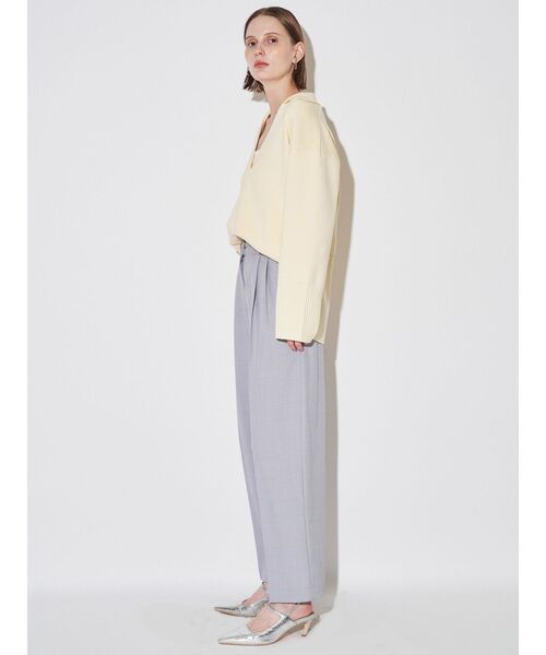 ELENDEEK（エレンディーク）の「ラインベルトワイドパンツ（その他パンツ・レディース・グレー/ブラック・01/02）」の16枚目の写真